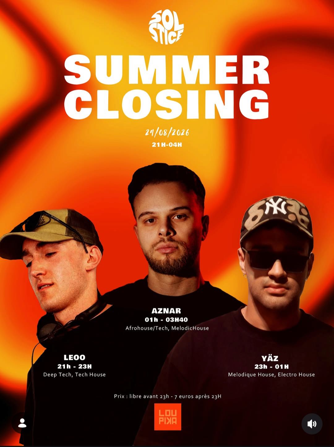 Summer Closing — Solstice