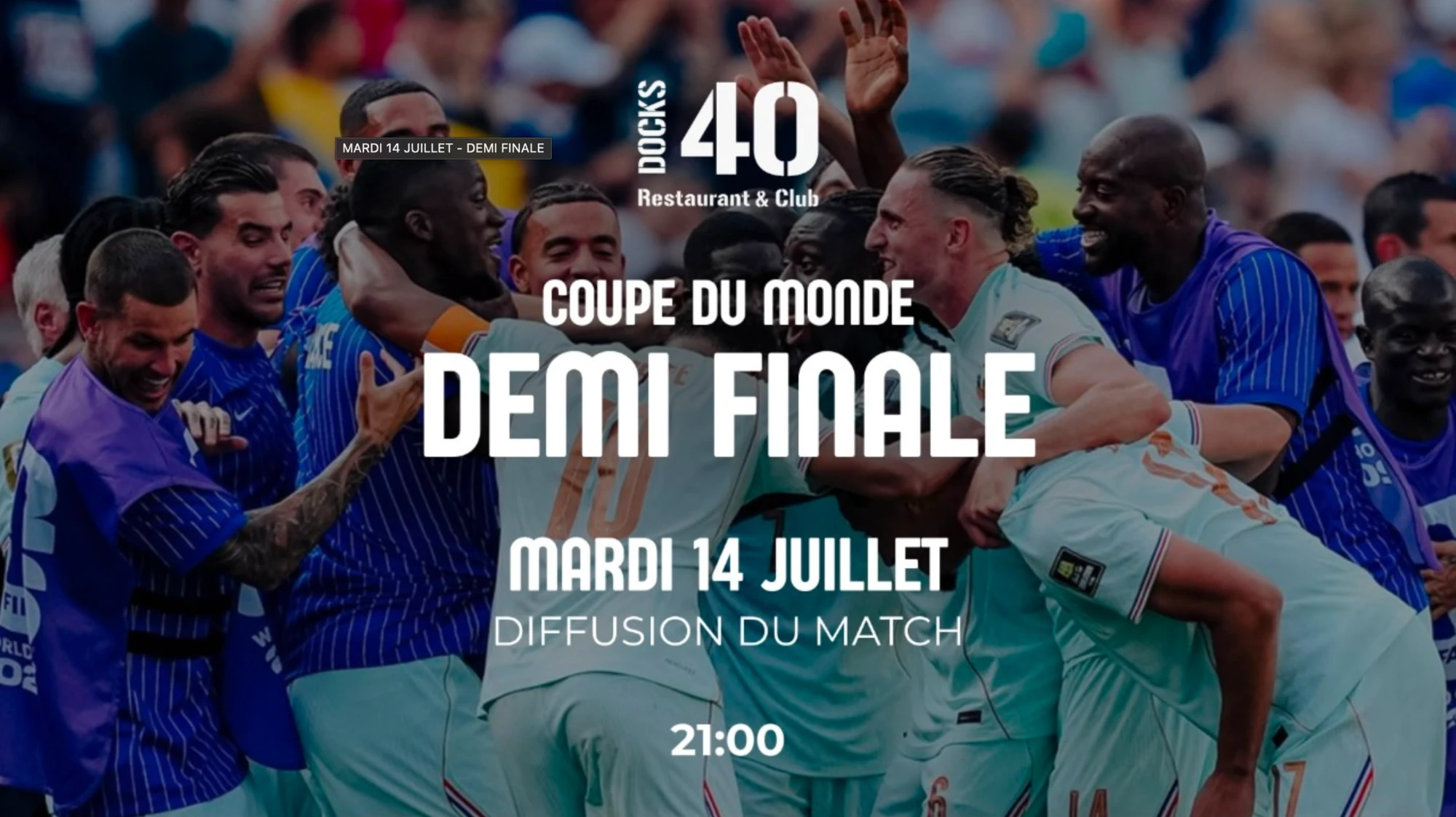 France – Espagne — Demi-finale Coupe du Monde