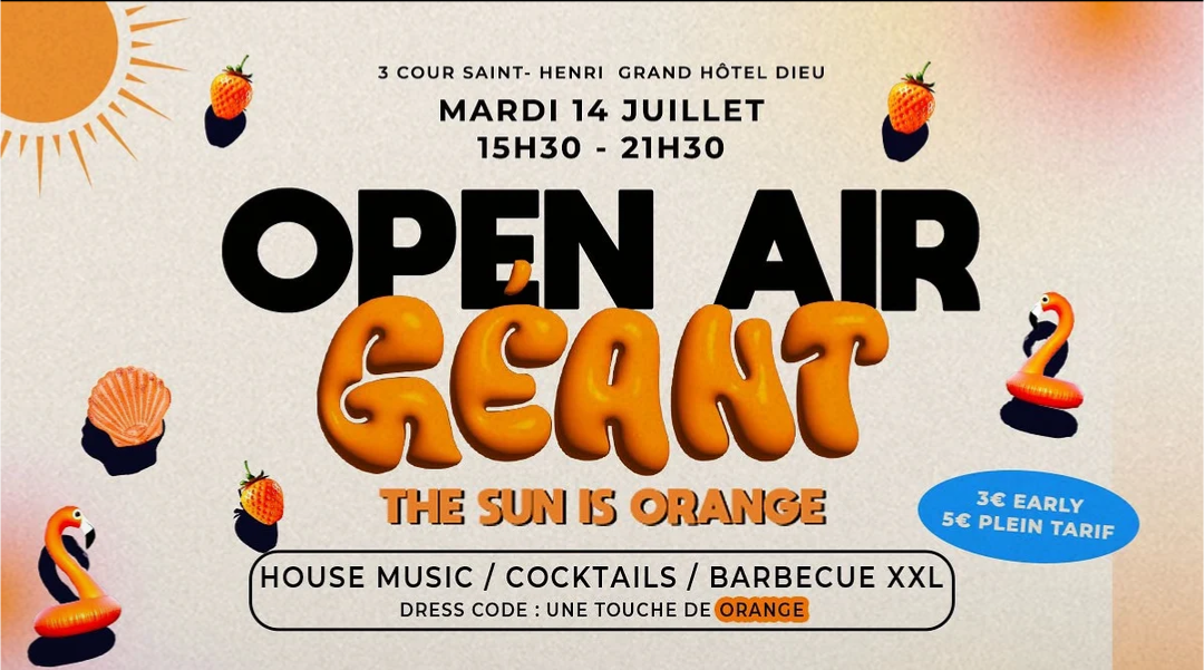 Open Air Géant — The Sun is Orange