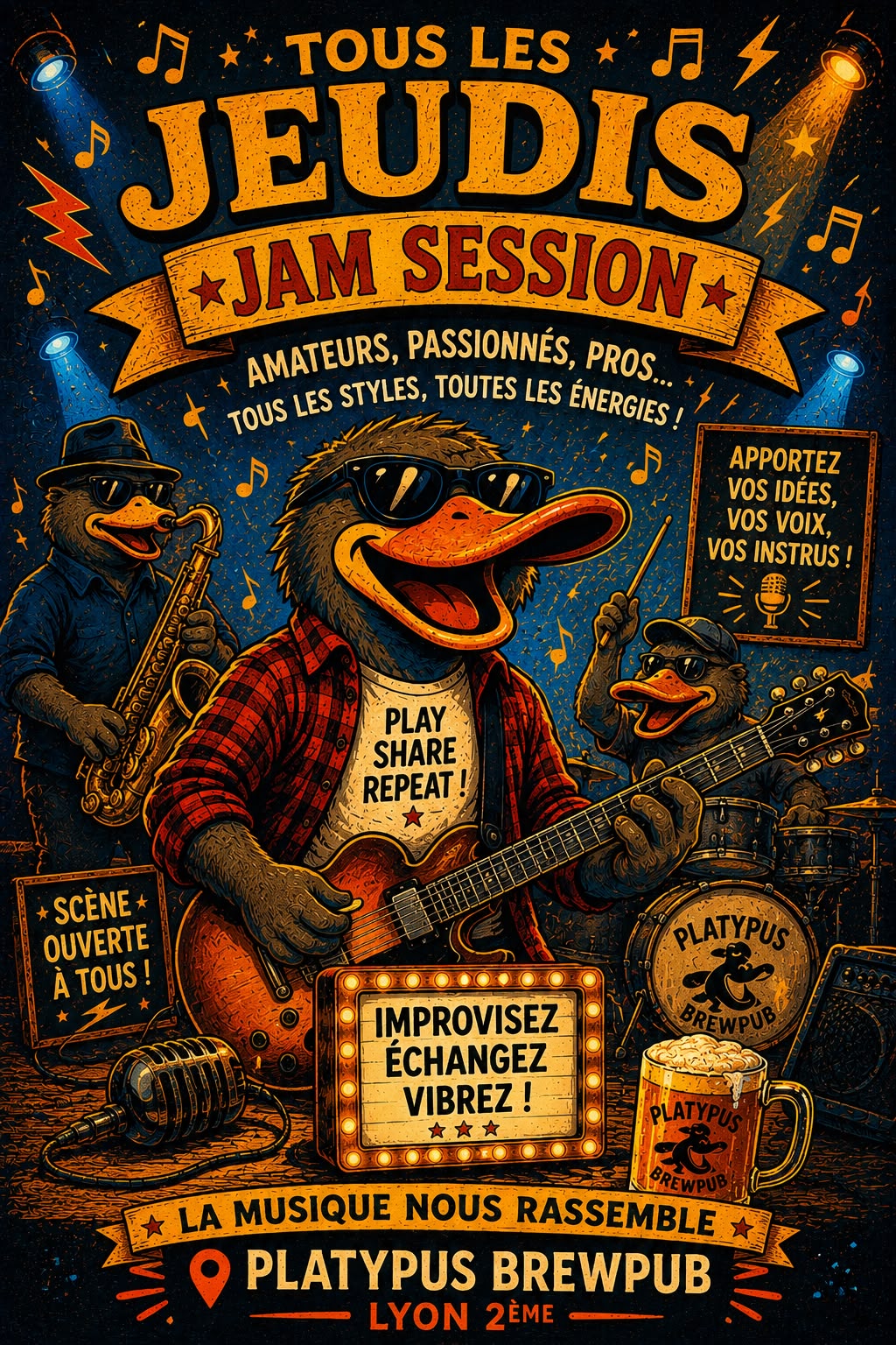 Jam Session — Le Platypus