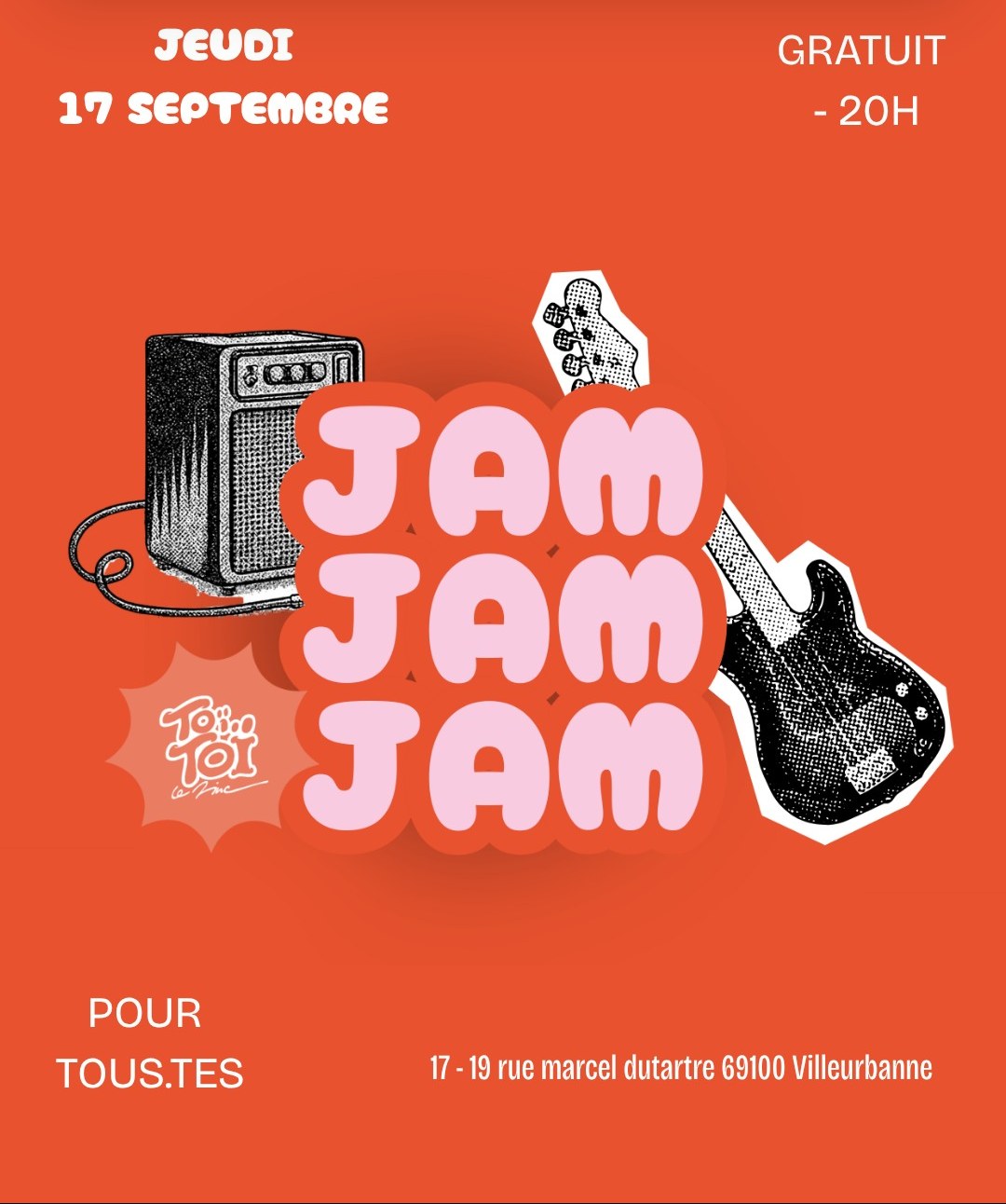 Jam Jam Jam au Toï Toï le Zinc