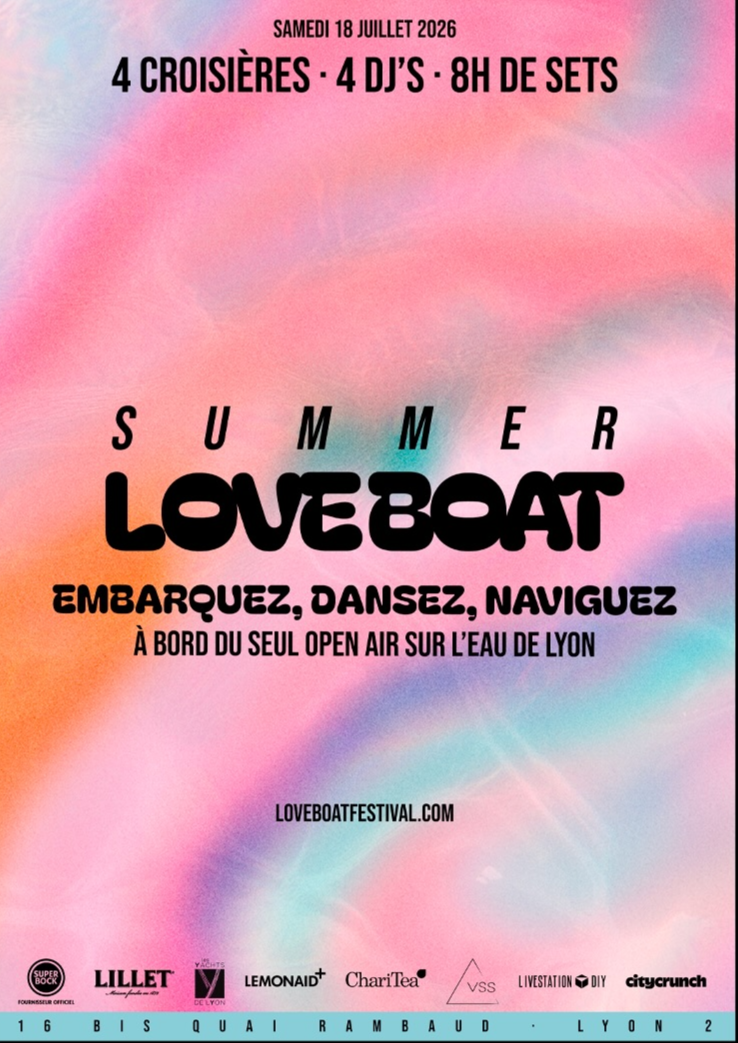 Summer Love Boat — Open Air sur l'eau